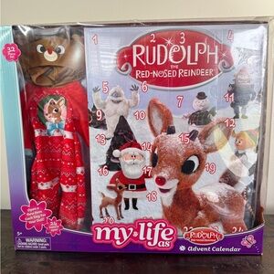 My Life As Christmas Rudolph Reindeer Outfit Advent Calendar Holiday 32 Pc Set